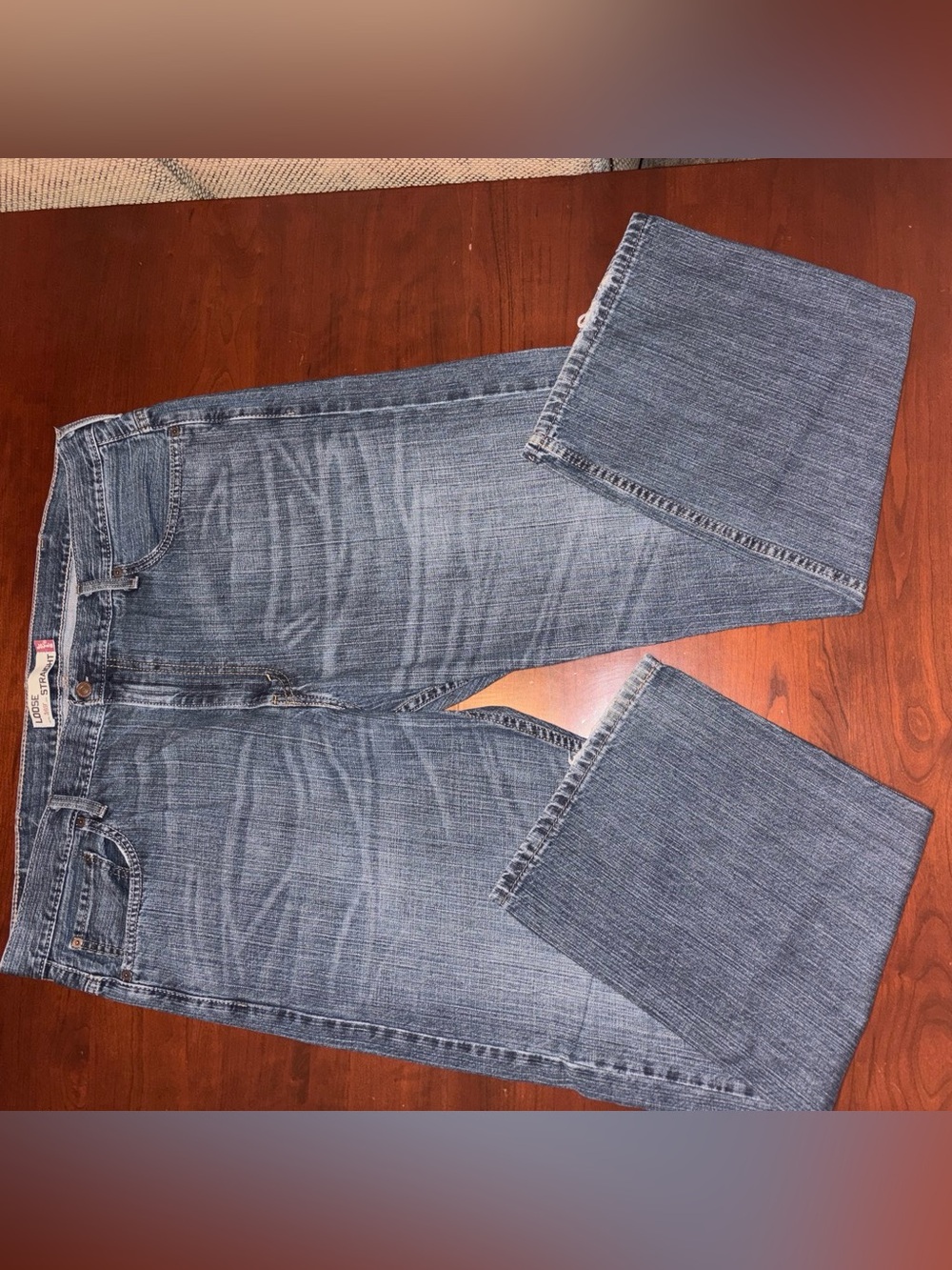 Levi's 569 Relaxed Fit Medium Blue Men's Jeans 40x32